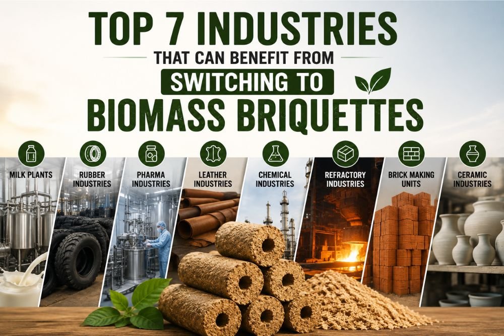 Top 7 Industries That Can Benefit from Switching to Biomass Briquettes